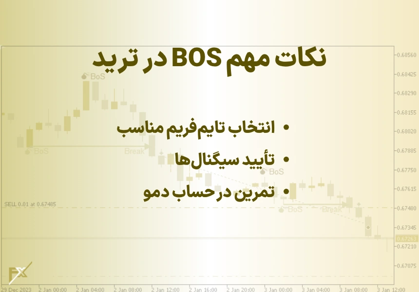 نکات مهم BOS در ترید