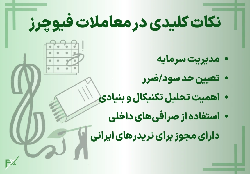 نکات کلیدی در معاملات فیوچرز